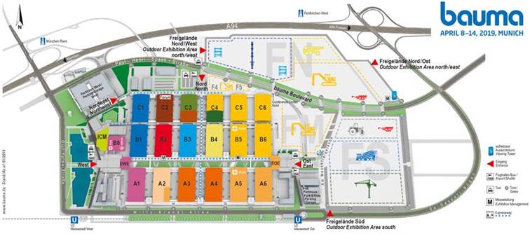 Sotecma sera présent au salon Bauma 2019, Munich.  La foire la plus importante du monde des mines et de la construction.