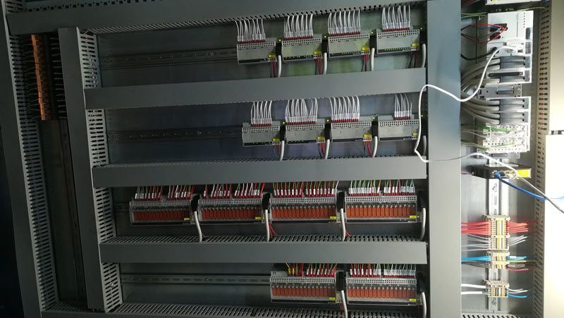 planta mortero india Interior cuadro eléctrico-min